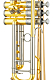 Yamaha YTR-8335G 04 Xeno - Standard Lead Pipe Bb Trumpet : Image 2
