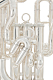 Yamaha YEP-642SII Neo Silver Plated - Euphonium : Image 4