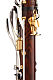 Backun Lumiere - Cocobolo with Silver Keys & Gold Posts - Bb Clarinet : Image 7