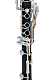 Backun Q2 Series - Grenadilla with Silver Plated Keys & Gold Posts - Bb Clarinet : Image 3