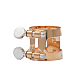 Buffet BCXXI Bb Clarinet Ligature - Pink Gold with Silver Plated Screws : Image 2