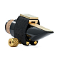 Eddie Daniels Expressions Bb Clarinet Ligature with Silicon Cap - Gold : Image 3