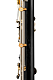 Backun Lumière  - Grenadilla - Gold Posts and Silver Keys - Basset A Clarinet : Image 8
