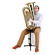 Hercules DS553B Tuba Performer Stand : Image 2