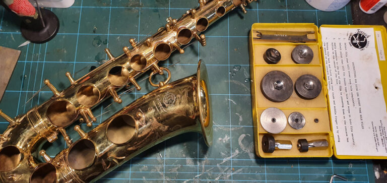 From The Workshop Sax Tone Hole Repair Dawkes Music